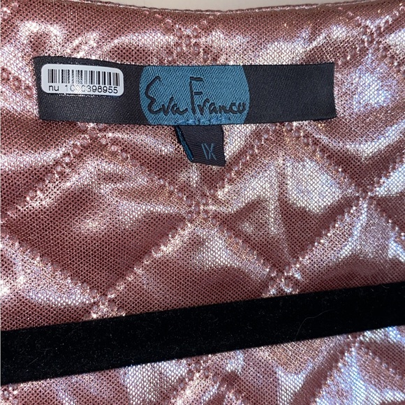 Eva Franco Shiny Pink Overcoat - Picture 4 of 9